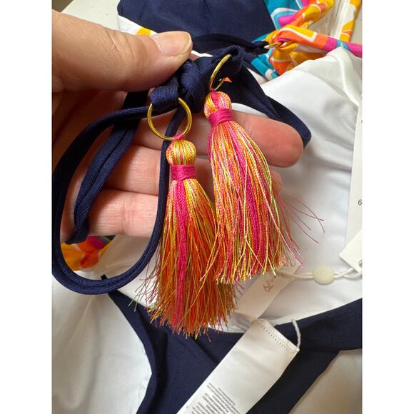 Sunshine 79 New Wave Plunging One Piece Swimsuit NWT SZ: 14 - Picture 8 of 12